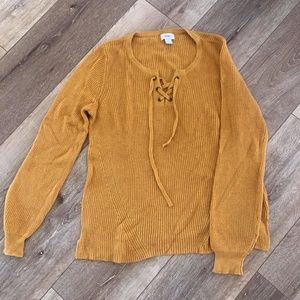 Mustard yellow sweater